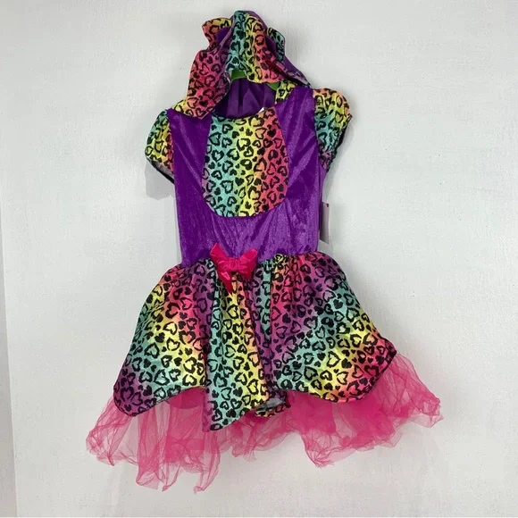 Way to Celebrate Toddler Halloween Fantasy Costumes Rainbow Kitty 2T - Picture 6 of 16